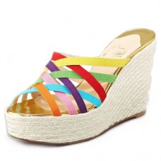 Christian Louboutin Crepon 140 mm-es ékek többszínű