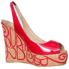 Christian Louboutin Marpop 120mm ékek piros