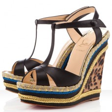 Christian Louboutin Trotolita 140mm Ékek Fekete