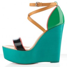 Christian Louboutin Si Ma Zeppa 140mm ékek többszínű