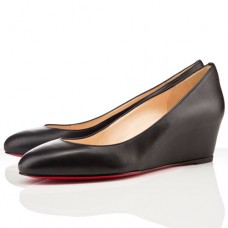 Christian Louboutin New Peanut 40mm Ékszandál Fekete