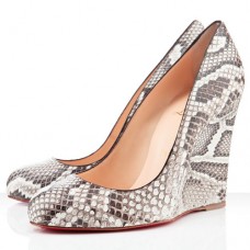 Christian Louboutin Ron-Ron Zeppa 80mm ékszíjas szandál