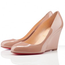 Christian Louboutin Ron Ron Zeppa 80mm ékek nude