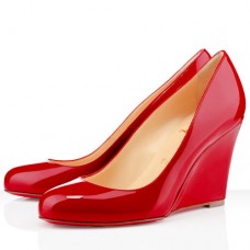 Christian Louboutin Ron Ron Zeppa 80mm ékek piros