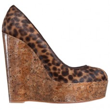 Christian Louboutin Coroclic 140 mm-es ékek leopárdmintás