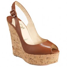 Christian Louboutin Uue Plume 140mm Ékek Barna