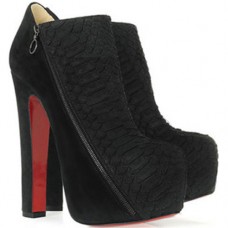 Christian Louboutin 4A 160 mm-es bokacsizma fekete