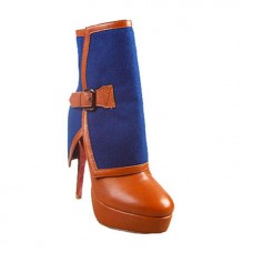 Christian Louboutin Armony 140mm bokacsizma barna