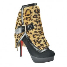 Christian Louboutin Armony 140mm bokacsizma leopárdmintás
