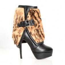 Christian Louboutin Armony 140mm bokacsizma leopárdmintás