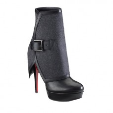 Christian Louboutin Armony 140mm bokacsizma fekete