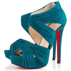 Christian Louboutin Bandra 140mm bokacsizma Caraibes