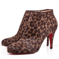 Christian Louboutin Belle 80mm bokacsizma leopárdmintás