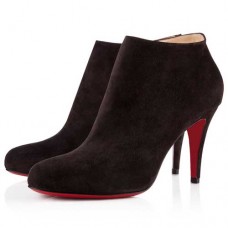 Christian Louboutin Belle 80mm bokacsizma fekete