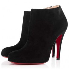 Christian Louboutin Belle 100mm bokacsizma fekete