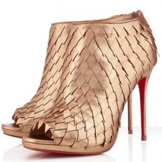 Christian Louboutin Diplonana 120mm Bokacsizma Arany