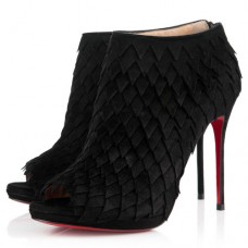 Christian Louboutin Diplonana 120mm bokacsizma fekete
