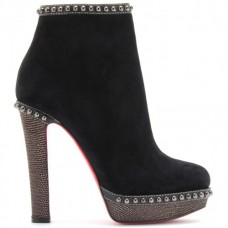 Christian Louboutin Figurina 120mm Bokacsizma Fekete