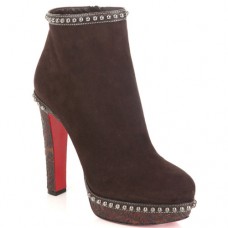 Christian Louboutin Figurina 120mm Bokacsizma Barna