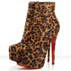 Christian Louboutin Daf Booty 160mm bokacsizma leopárdmintás
