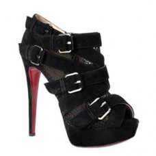 Christian Louboutin Mad Marta 140mm bokacsizma fekete