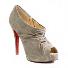 Christian Louboutin Treopli 120mm bokacsizma szürke