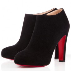 Christian Louboutin Vicky Booty 120mm bokacsizma fekete
