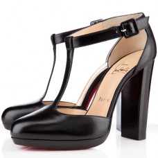 Christian Louboutin Minochon 120mm bokacsizma fekete