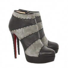 Christian Louboutin Multi Booty 140mm bokacsizma szürke