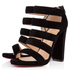 Christian Louboutin Mehari 120mm bokacsizma fekete