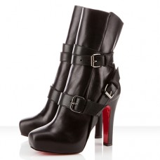 Christian Louboutin Guerriere 120mm bokacsizma fekete