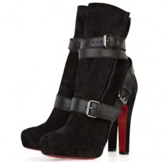 Christian Louboutin Guerriere 120mm bokacsizma fekete