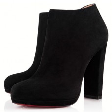 Christian Louboutin Rock And Gold 120mm bokacsizma fekete