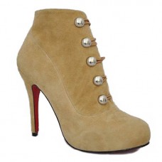 Christian Louboutin Fifre Corset 120mm Bokacsizma Teveszín