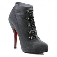 Christian Louboutin Fifre Corset 120mm bokacsizma szürke