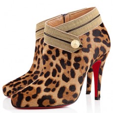 Christian Louboutin Marychal 100mm bokacsizma fekete