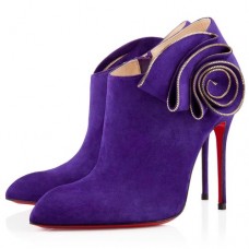 Christian Louboutin Mrs Baba 100mm-es bokacsizma Parme