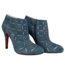 Christian Louboutin Globe 100mm bokacsizma Kék