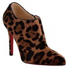 Christian Louboutin Dahlia 100mm bokacsizma leopárdmintás