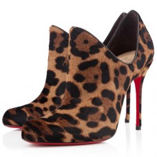 Christian Louboutin Dugueclina 100mm bokacsizma leopárdmintás