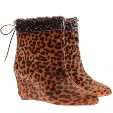 Christian Louboutin Toufure 80mm bokacsizma leopárdmintás