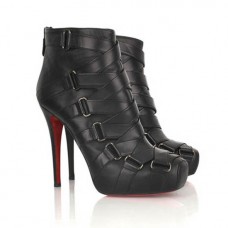 Christian Louboutin Nitoinimoi Bandage 120mm bokacsizma Fekete