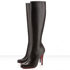 Christian Louboutin Bourge 100mm csizma fekete