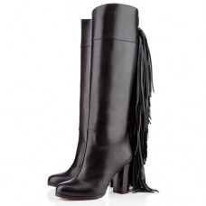 Christian Louboutin Glamafrange 80mm csizma fekete Christian Louboutin Glamafrange 80mm csizma fekete