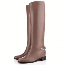 Christian Louboutin Cate 40mm csizma taupe