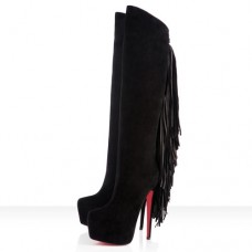 Christian Louboutin Interlopa 160mm csizma fekete