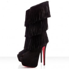Christian Louboutin Highness Tina 160mm csizma fekete