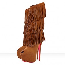 Christian Louboutin Highness Tina 160mm csizma barna