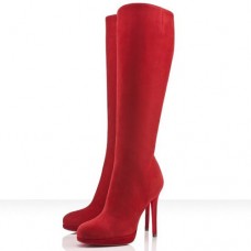 Christian Louboutin New Simple Botta 120mm Csizma Piros
