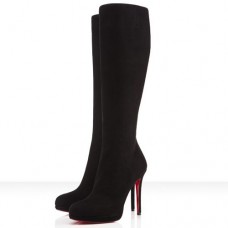 Christian Louboutin New Simple Botta 120mm Csizma Fekete